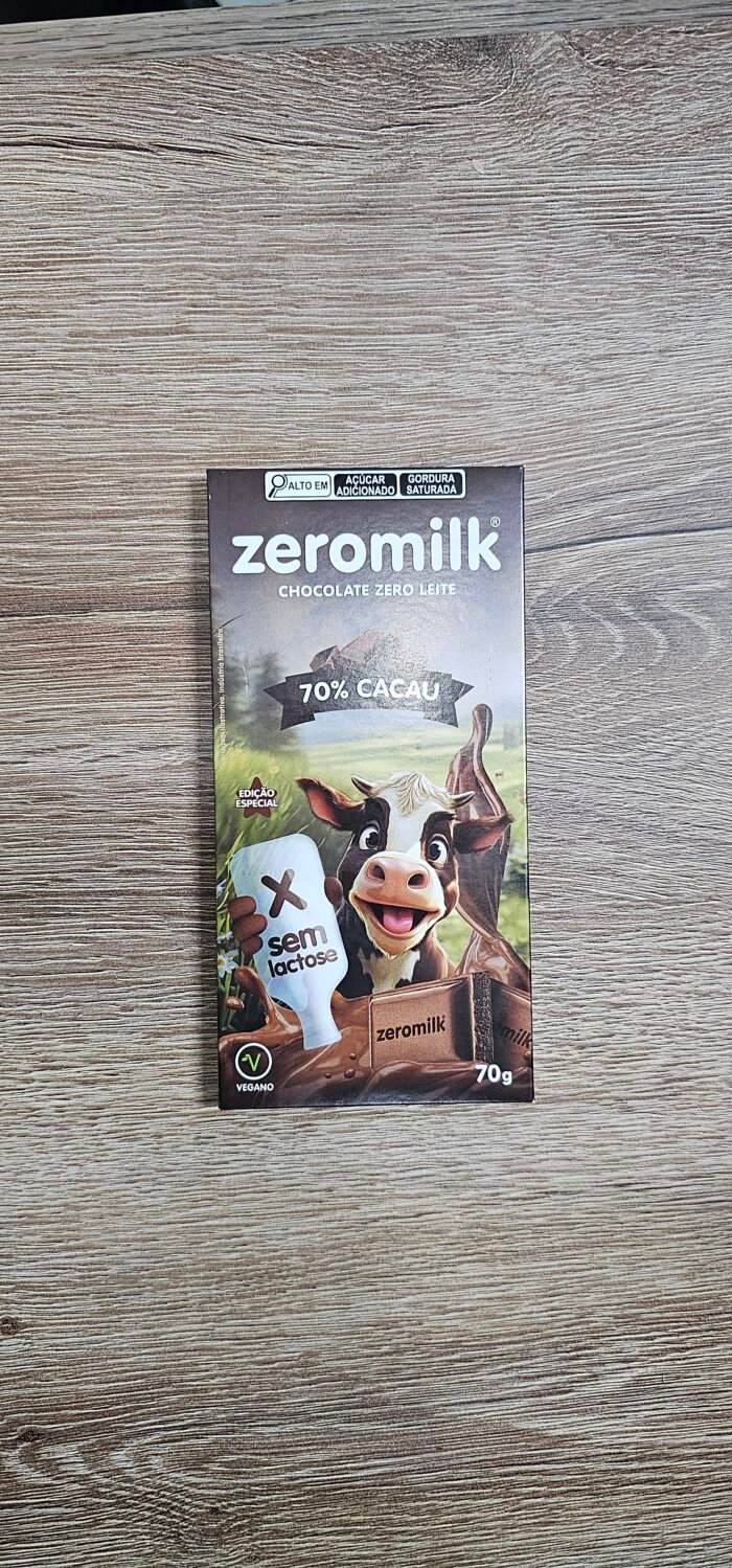ZEROMILK 70% CACAU PURO 70G
